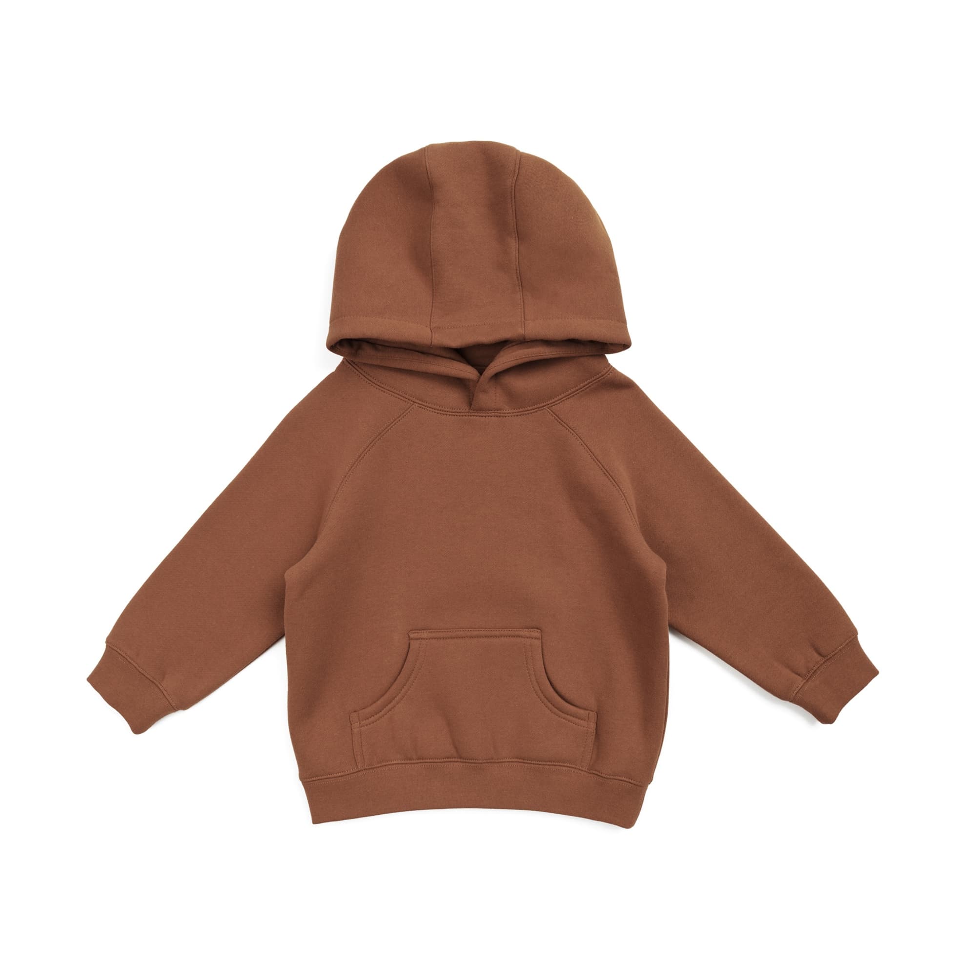 Babies' Cotton Care Kangaroo Pocket Hoodie - F130PP Image Toffee