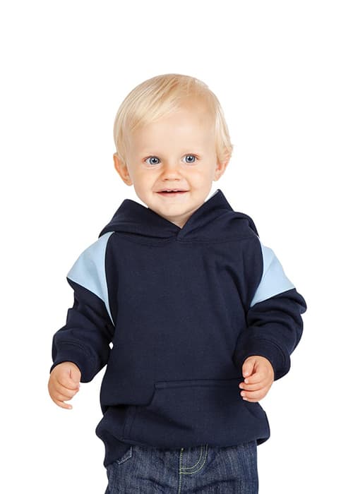 Kids Shoulder  Contrast Panel Hoodies