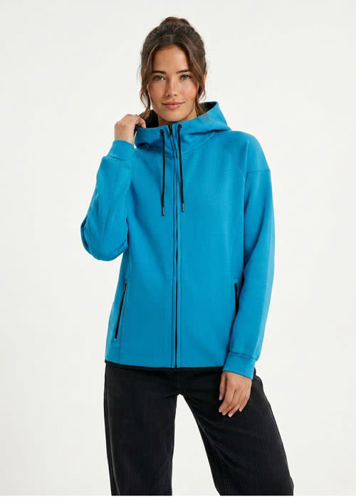Womens/junior 320gsm Soft cotton/bonded polar fleece Hoodie