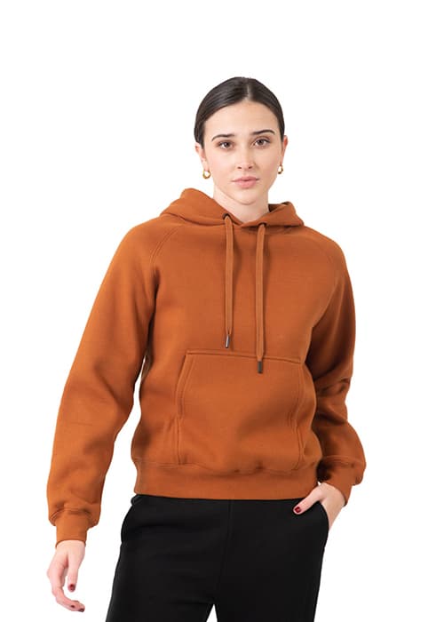 Womens/Junior Cotton Care Kangaroo Pocket Hoodie