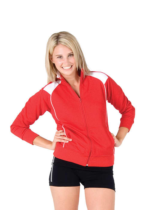 Womens/Juniors Unbrushed Contrast Jacket