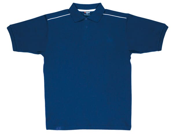 Men's / Unisex Cotton Pique Knit With Piping - P700HB Image 