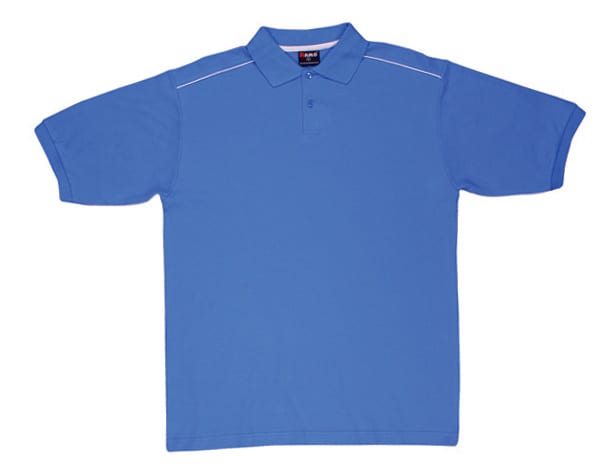 Men's / Unisex Cotton Pique Knit With Piping - P700HB Image 