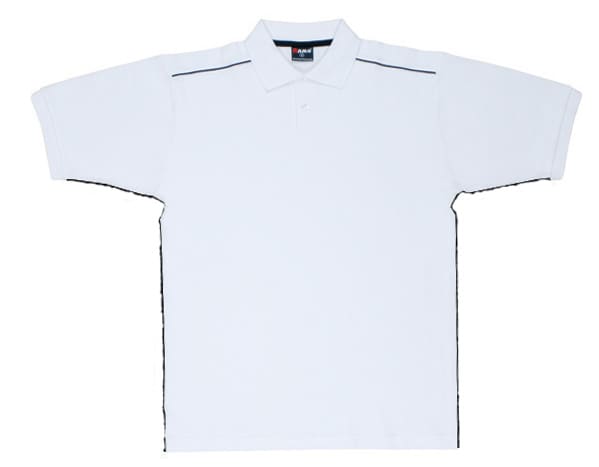 Men's / Unisex Cotton Pique Knit With Piping - P700HB Image 