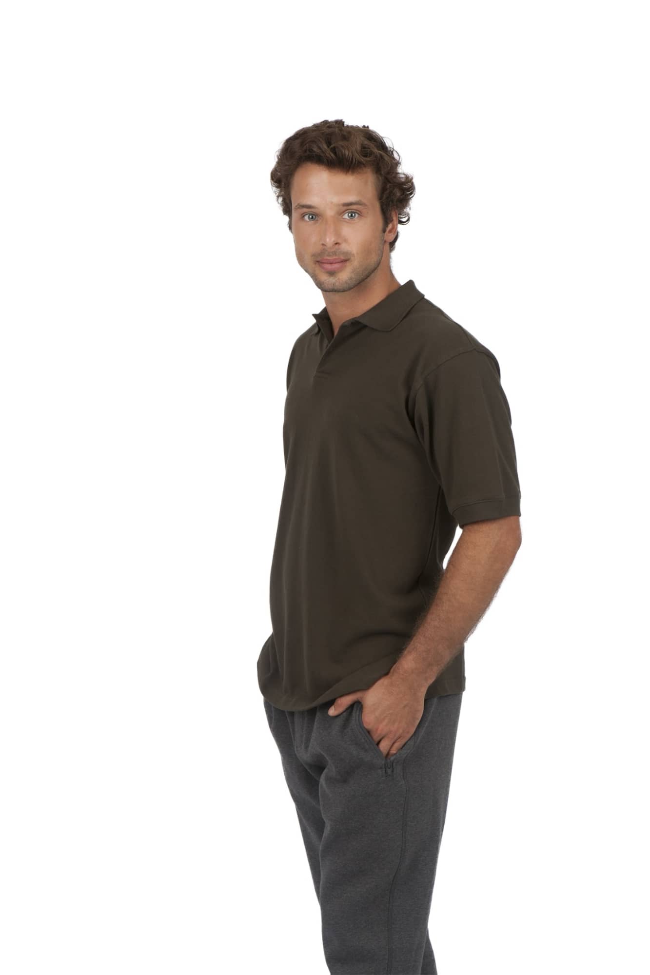 Men's Cotton Pigment Dyed Polo - P737HS Image 