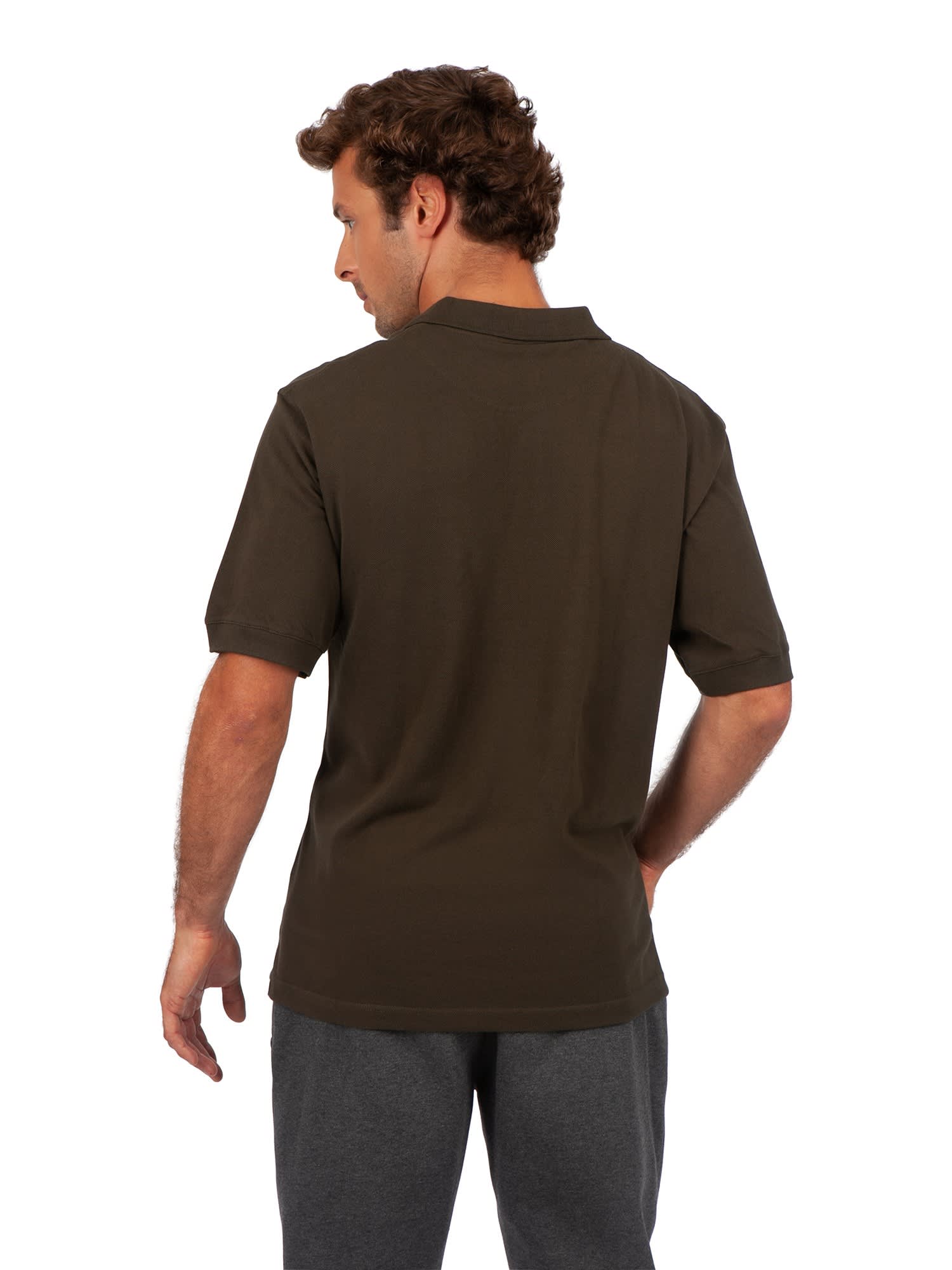 Men's Cotton Pigment Dyed Polo - P737HS Image 