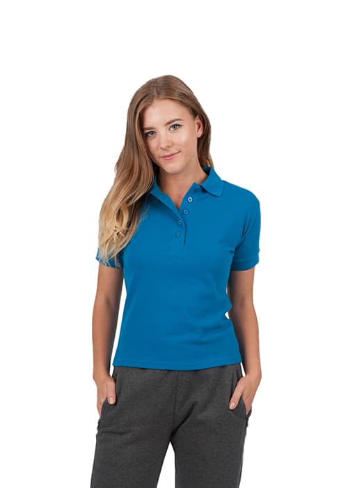 Women's Cotton Pigment Dyed Polo