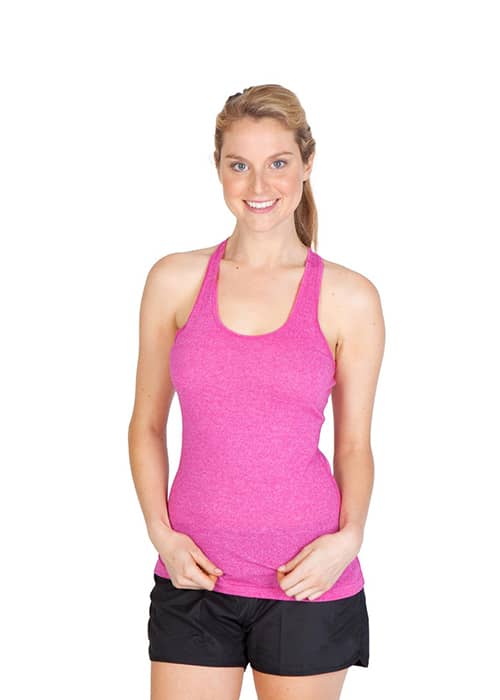 Womens Greatness Athletic T-back Singlet