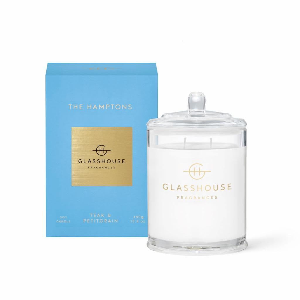 Glasshouse 380g The Hamptons (Teak & Petitgrain) Candle promotional product