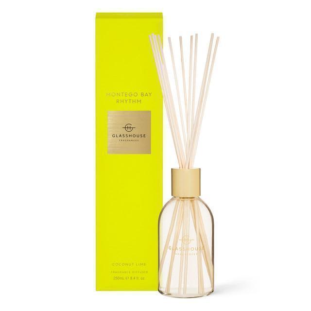 Glasshouse 250ml Diffuser Montego Bay Rythm (Coconut & Lime) promotional product