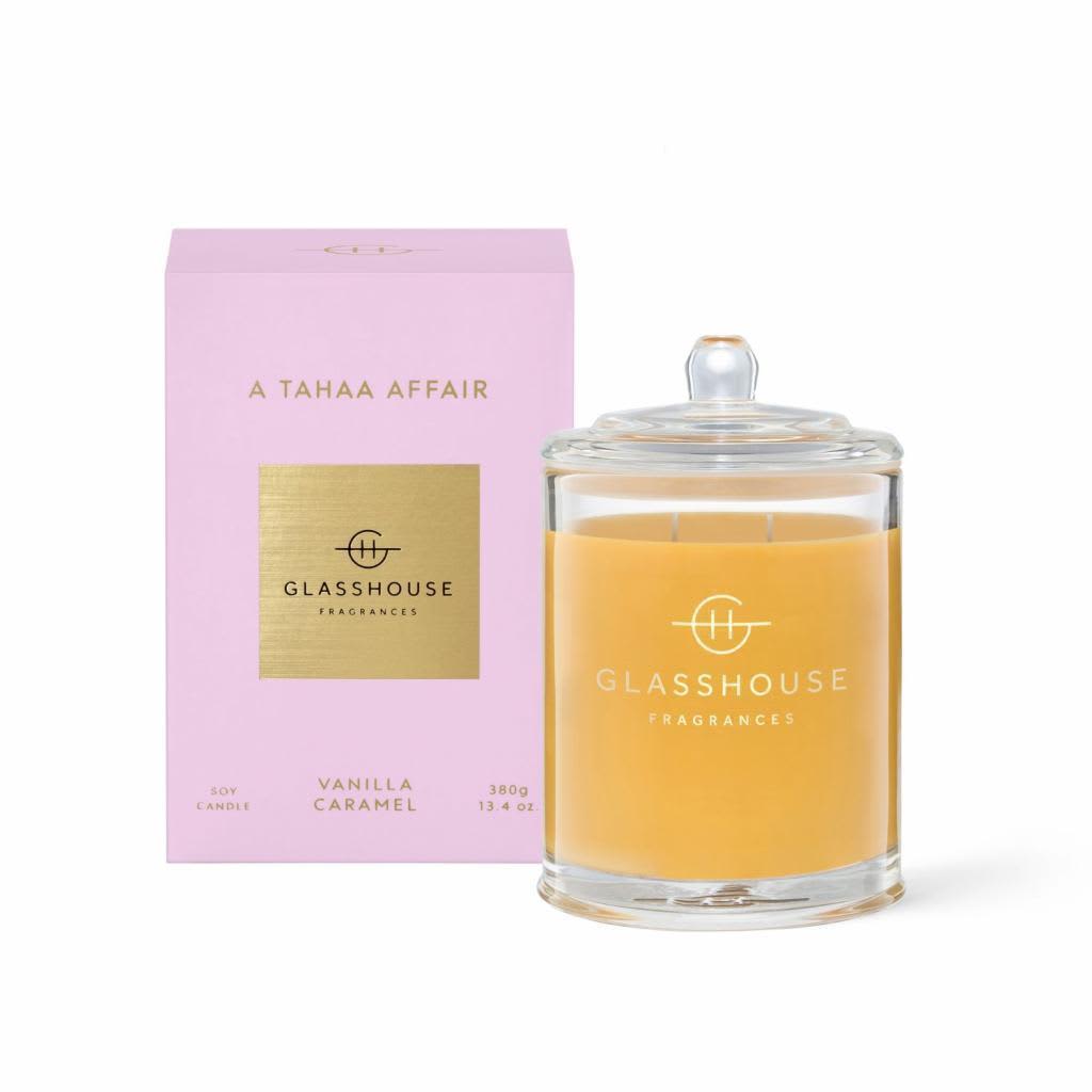 Glasshouse 380g A Tahaa Affair (Vanilla Caramel) Candle promotional product