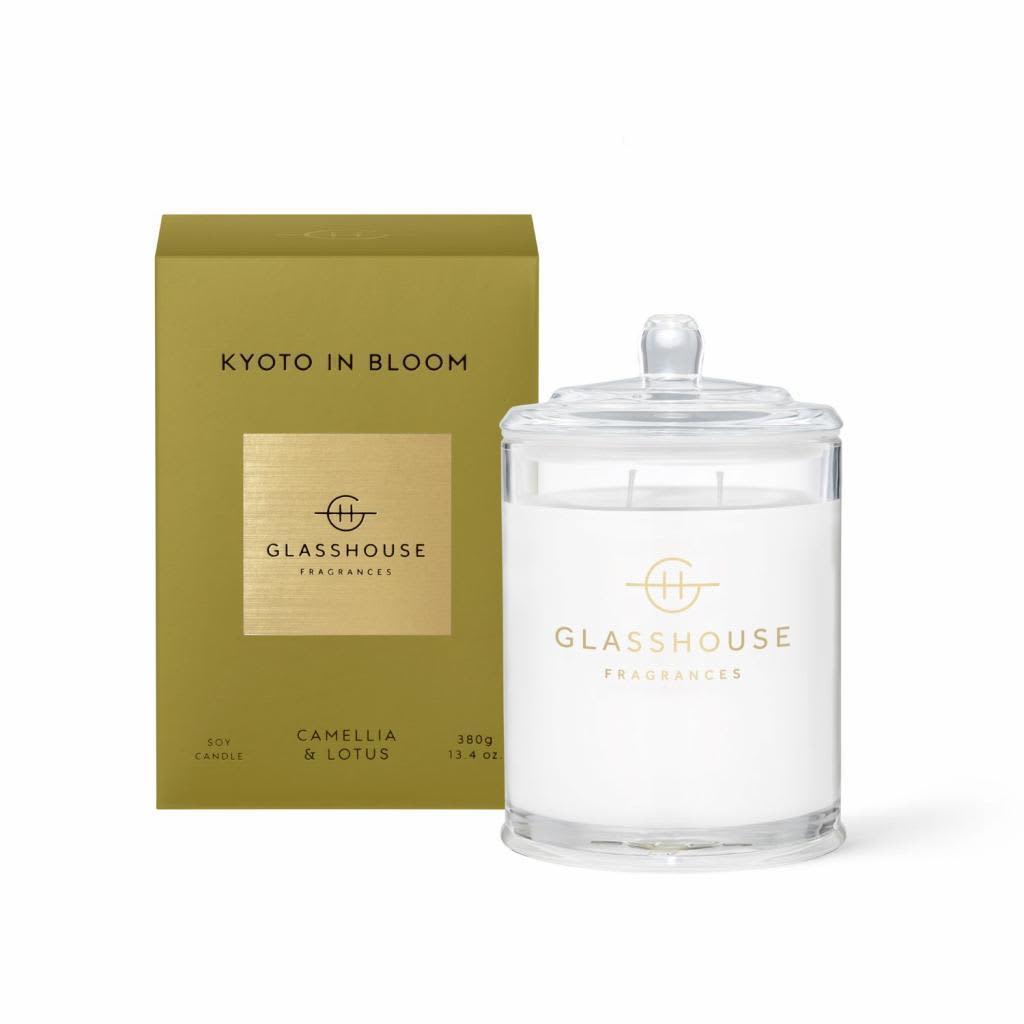 Glasshouse 380g Kyoto In Bloom (Camellia & Lotus) Candle promotional product