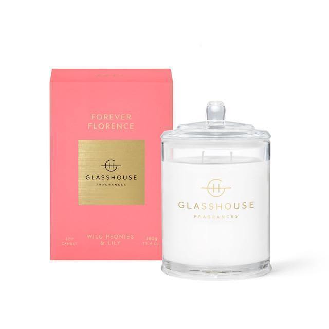 Glasshouse 380g Forever Florence (Wild Peonies & Lily) Candle promotional product
