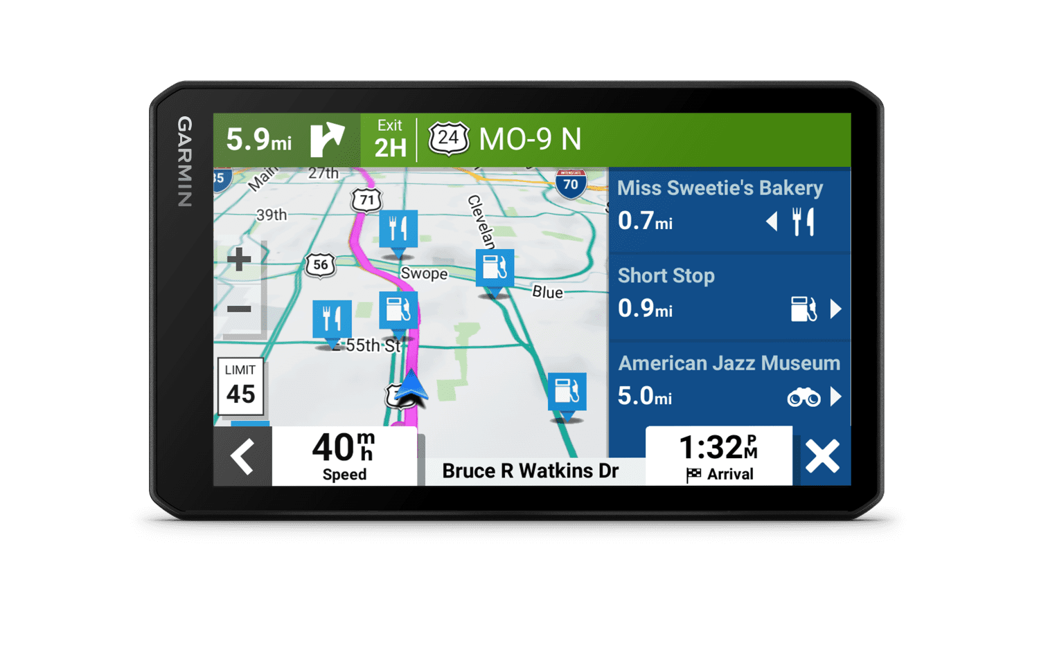 Garmin DriveSmart 66 -
Live Traffic with Smartphone App
