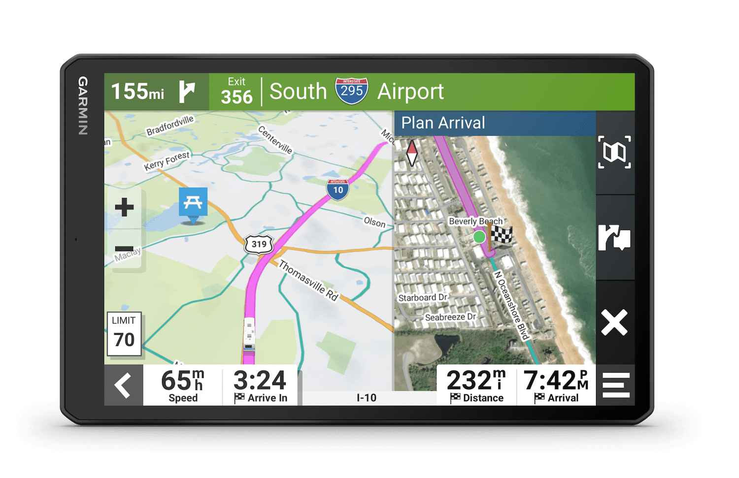 Garmin RV 1095  10 RV navigator