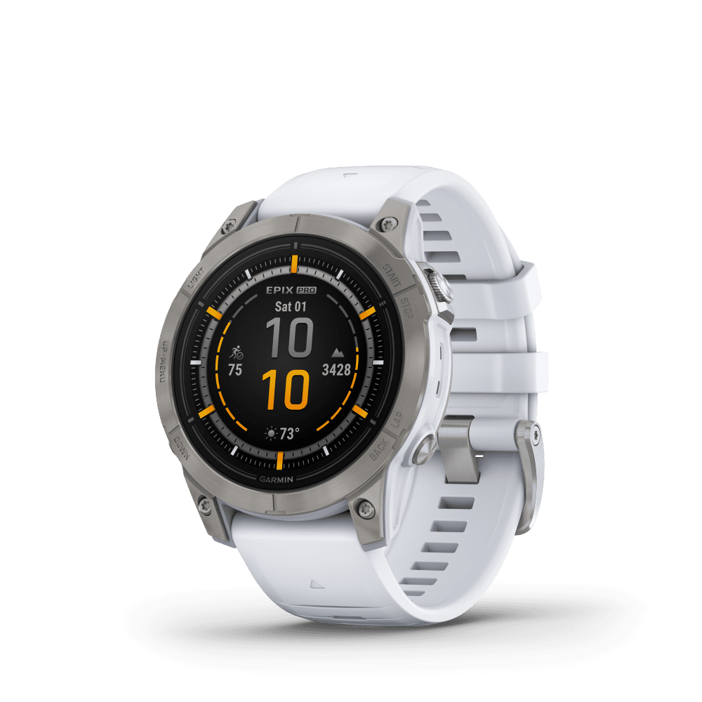 Garmin Epix Pro Gen 2 Sapphire Edition 47 mm Titanium with Whitestone Band