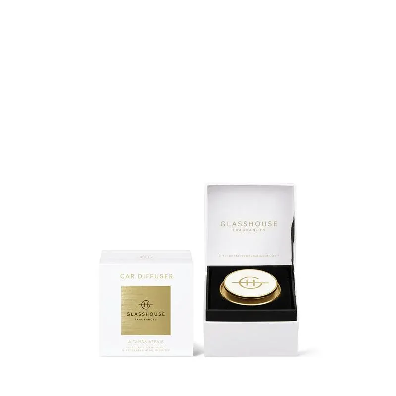 Glasshouse Gold Car Diffuser Tahaa Affair + One Night In Rio Refill promotional product