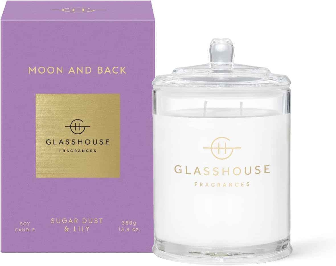 Glasshouse Moon and back 380g Soy Candle promotional product