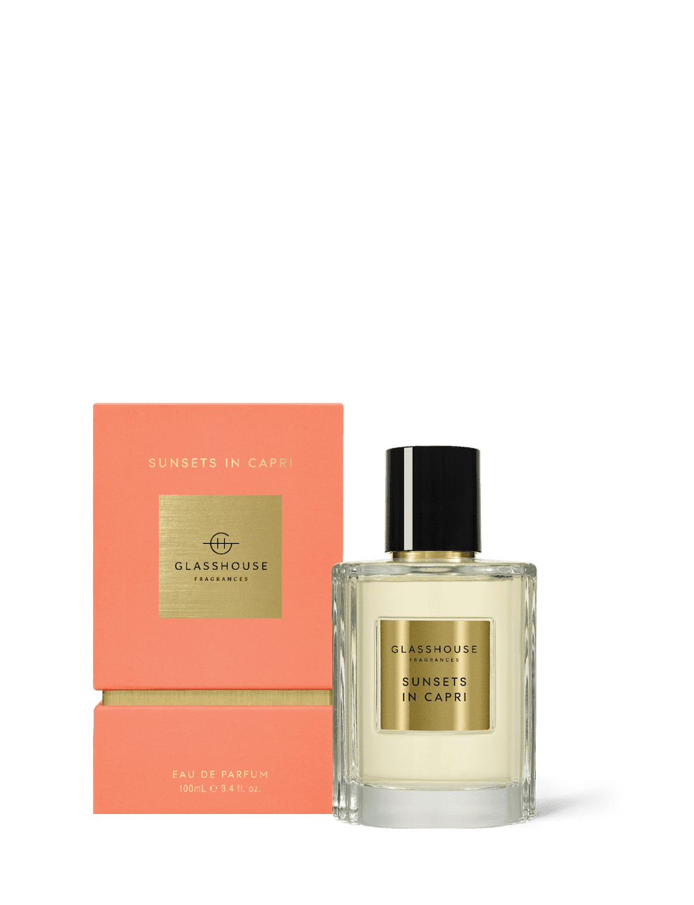 Glasshouse Sunsets in Capri - 100ml Eau de Parfum White Peach & Sea Breeze promotional product