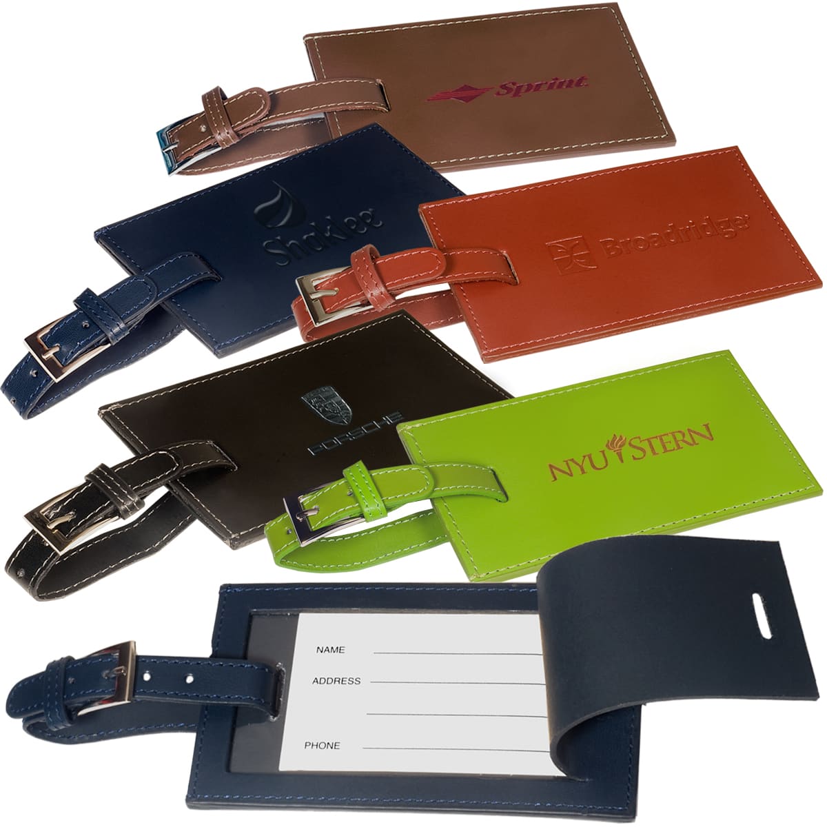 Whitney Rectangular Luggage Tag