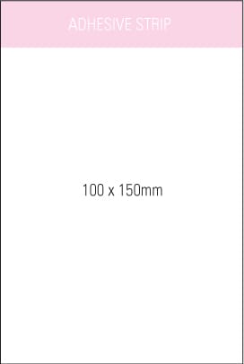Stuk Note Pad 100x150 White 4 col 100 Leaf