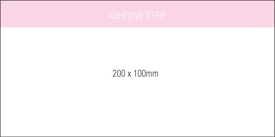 Stuk Note Pad 200x100 White 1col 25 Leaf