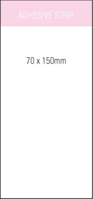 Stuk Note Pad 70x150 White 1col 100 Leaf