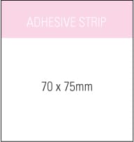 Stuk note pad 70x 75 Recycled White 3 col 25 leaf