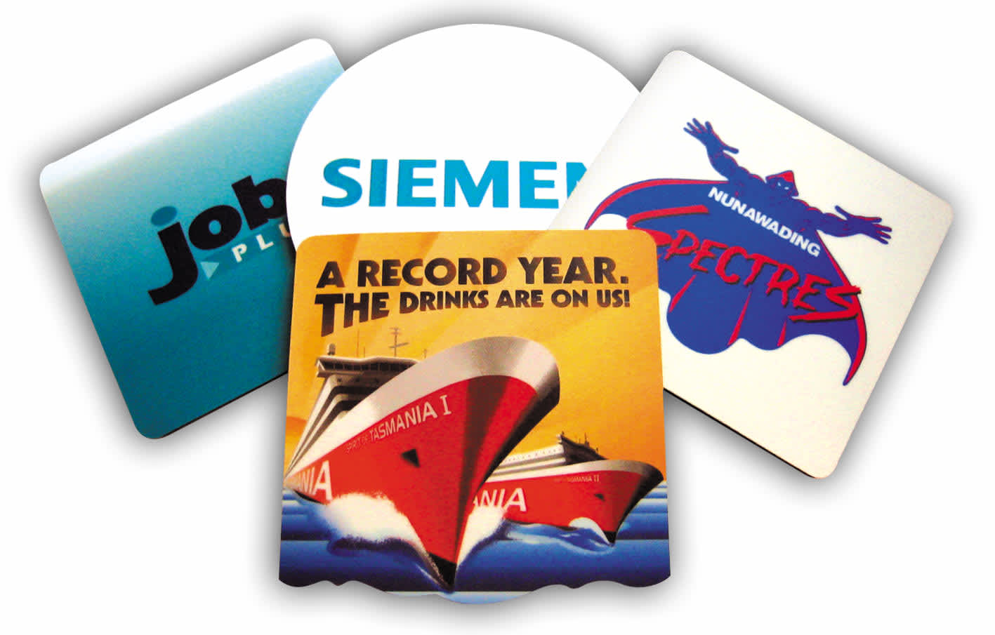 Digital 1 Mm Natural Rubber 4 Colour Coasters