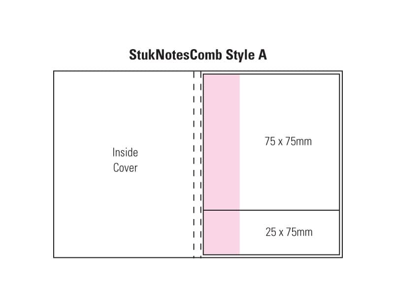 Combination A Laminated 4 Colour Cover 4 Col Pad