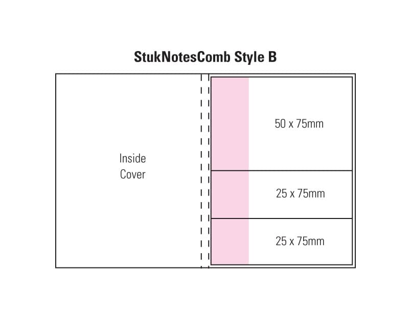 Combination B Laminated 4 Colour Cover 4 Col Pad