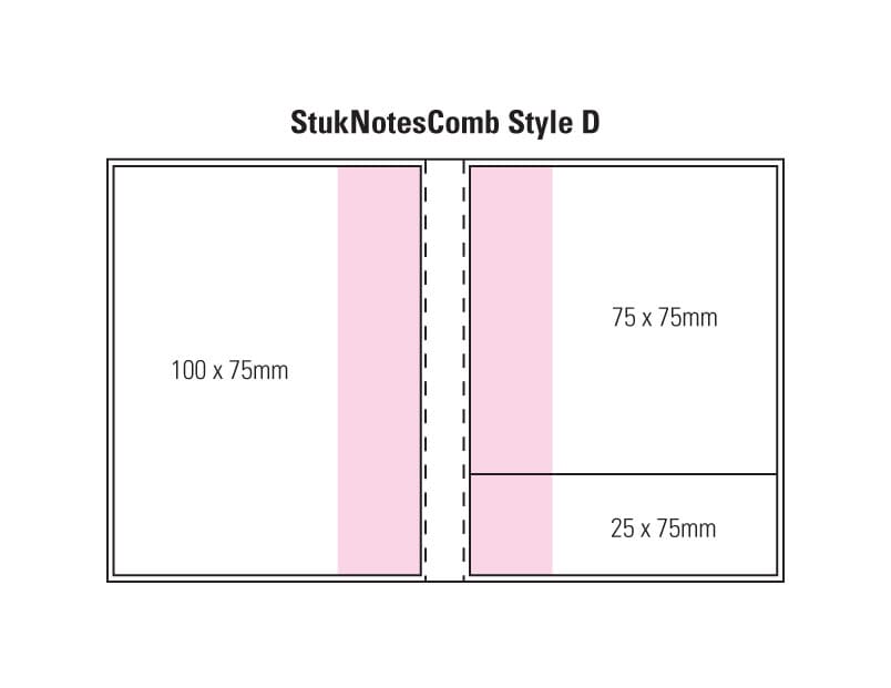 Combination D Laminated 4 Colour Cover 2 Col Pad