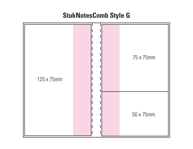 Combination G Laminated 4 Colour Cover 2 Col Pad