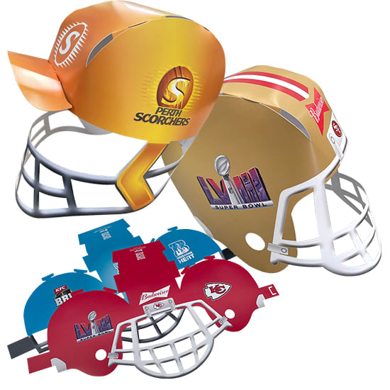 Novelty Paper Helmets