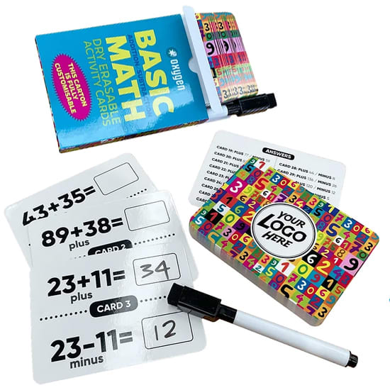 Dry Erase Maths Cards