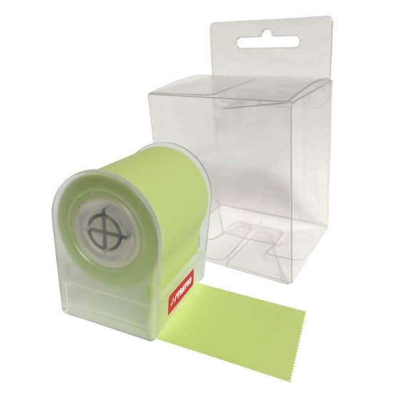 Unprinted Roll Notes in printed plastic dispenser