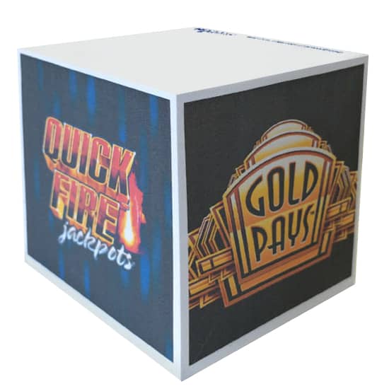 Stuk Note Cube 50x50 1 Colour 455 Leaf- Cube Printed On Four Sides