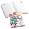 Alternative view of HC A4 157 leaf Diary PUR 1c Laminated paper cover with end pap