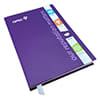 A5 Laminated Paper Hard Cover Diary (PUR Bound - Day to Page) - HC A5 157 LEAF DIARY PUR 1C LAM Image 