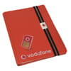 Alternative view of A5 Bonded leather replaceable book with elastic and clip