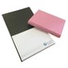 Alternative view of Recycled Leather Combination Unprinted Cover 100x75mm 1 Col Pad