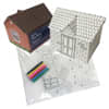 Alternative view of Money Box - House Shaped (Colouring in - Self Assemble)