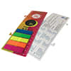 Alternative view of Bookmarks for wiro 200x73mm with Z markers (Study Buddy Ruler)