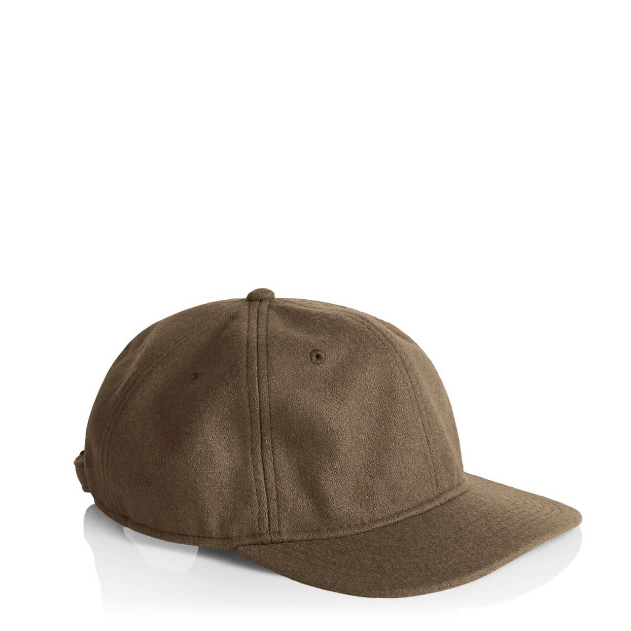 Class Wool Cap AS-1151 A brown wool cap featuring a structured design and casual style, with a branded logo on the side.