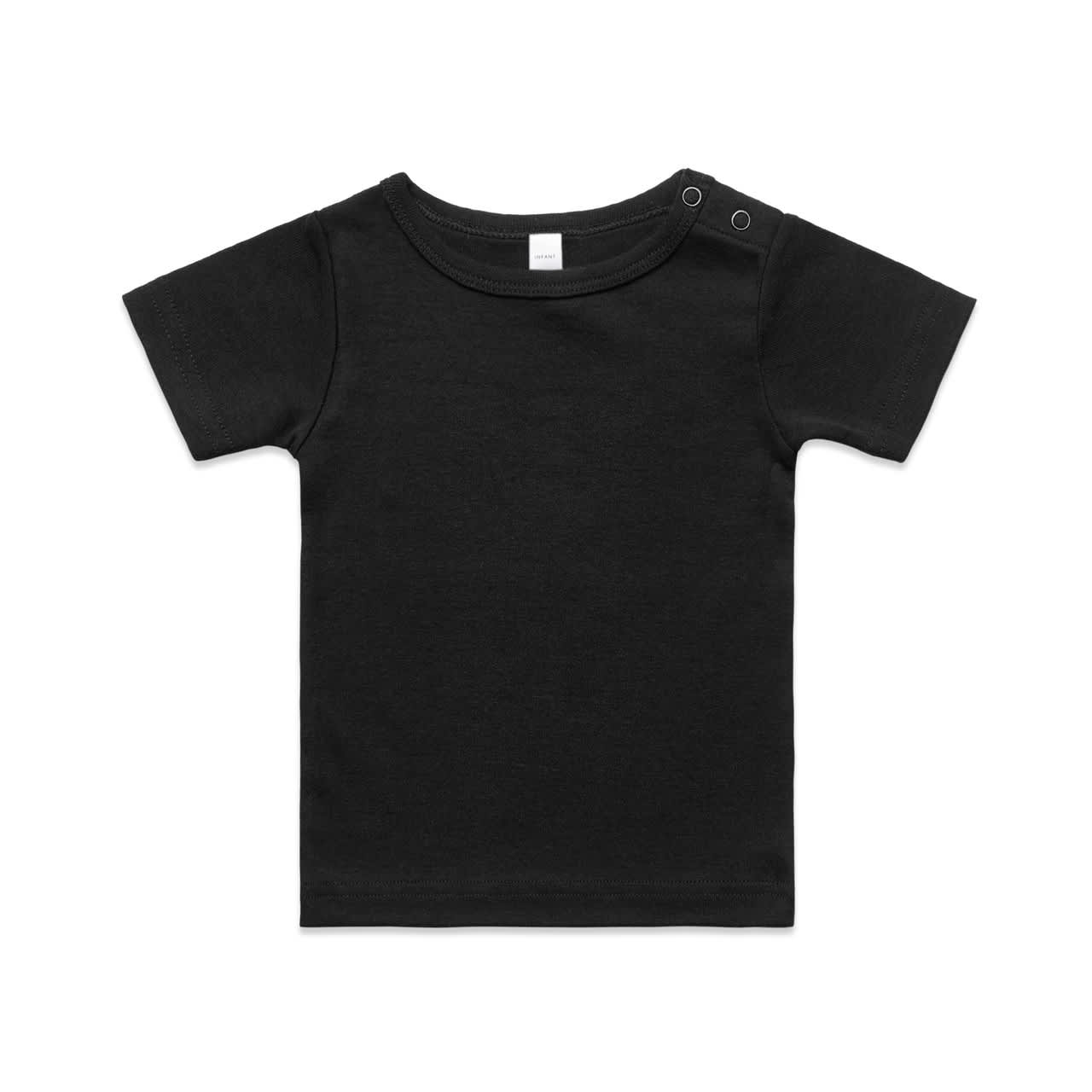 Organic Infant Wee Tee - 3001 Image BLACK