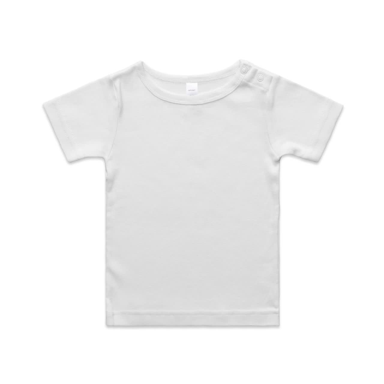 Organic Infant Wee Tee - 3001 Image WHITE