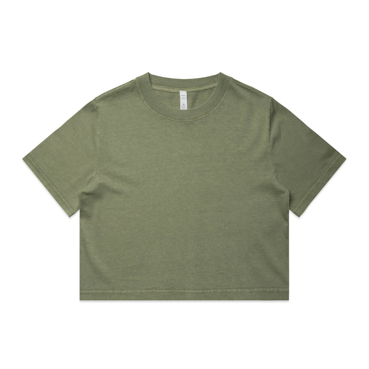 Wo's Heavy Faded Crop Tee AS-4089