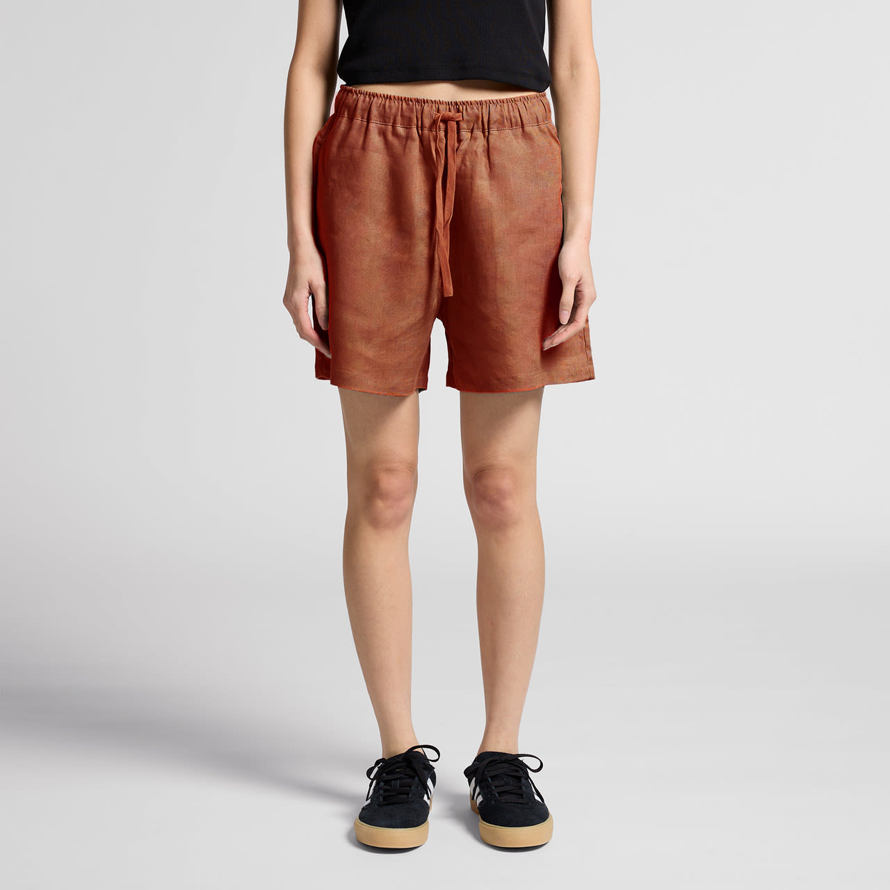 Wo's Linen Shorts