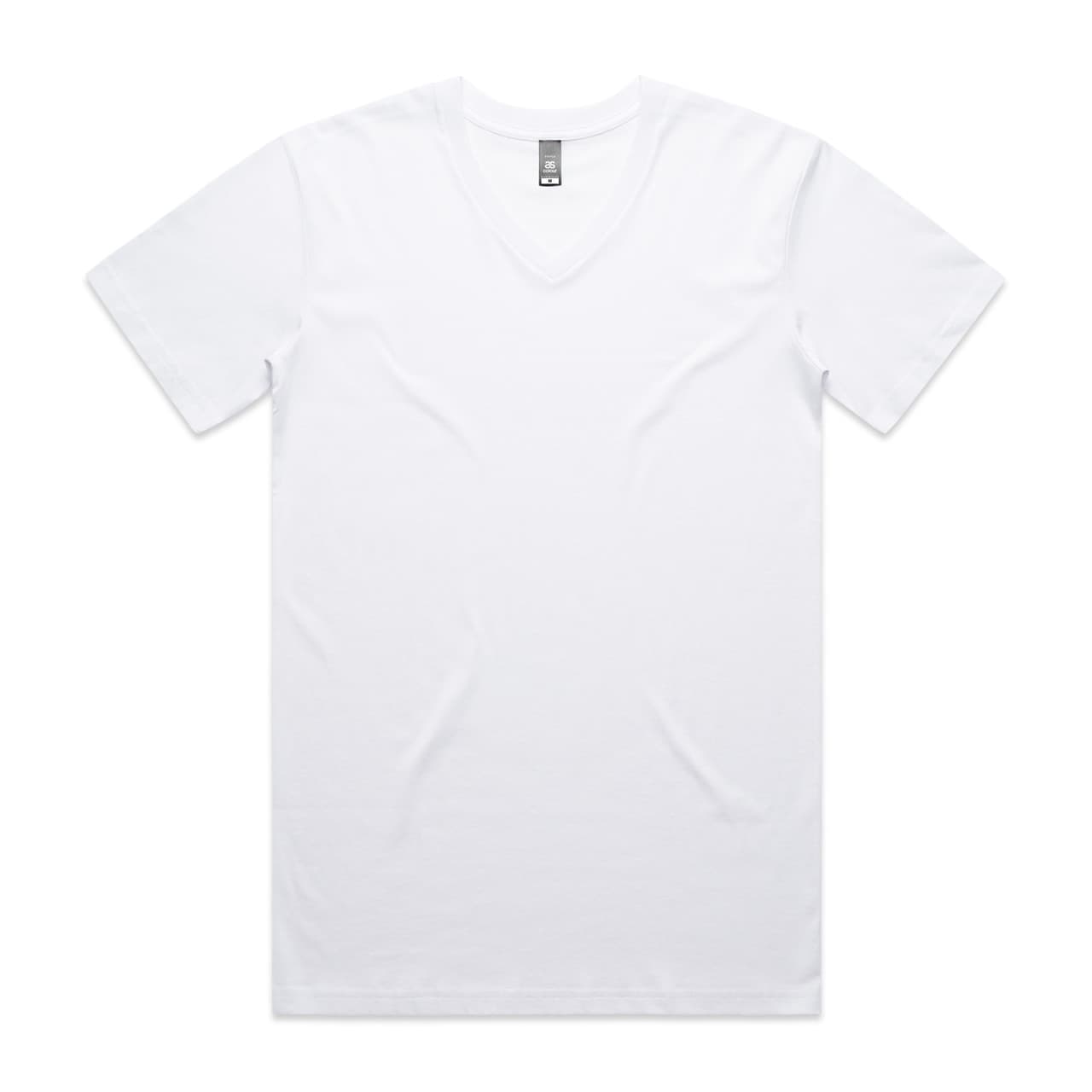 Staple V Neck Tee - 5001V Image WHITE