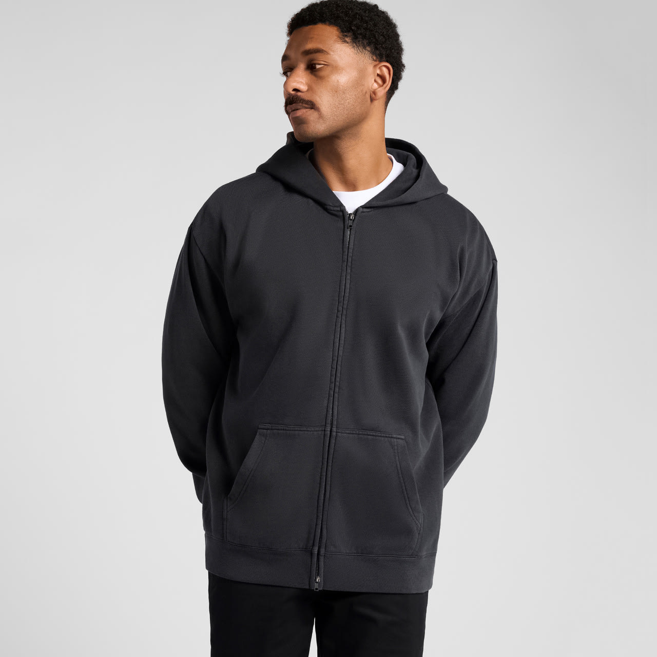 Relax Faded Zip Hood AS-5170